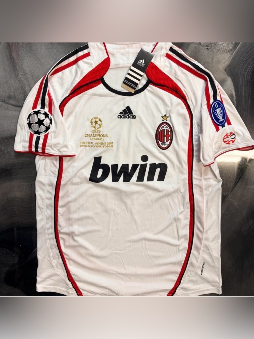 adidas AC Milan Men’s Red & Black Soccer Jersey